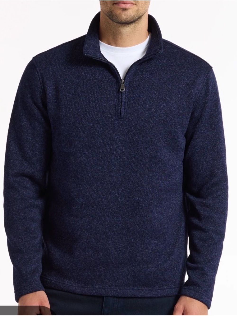 Robert Graham Men's Navy Half-Zip Sweater
